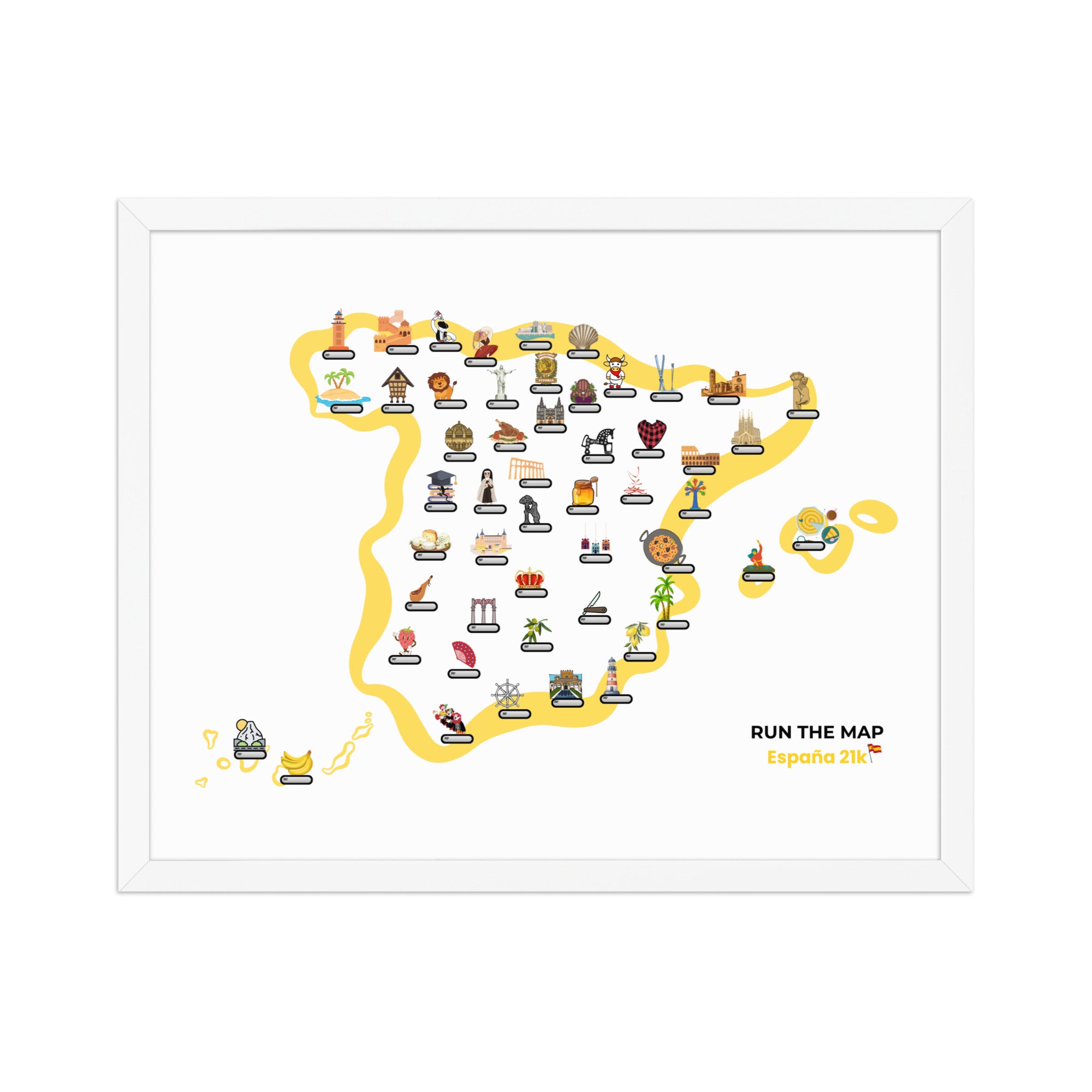 RUN THE MAP ESPAÑA 21K