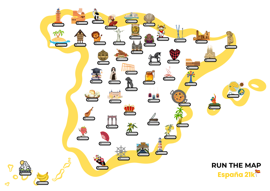 RUN THE MAP ESPAÑA 21K
